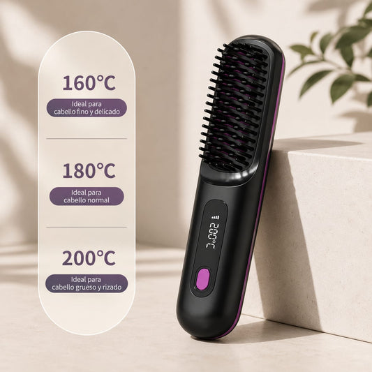 Peine Alisador Inalámbrico Cerelia – Liso Perfecto Sin Cables