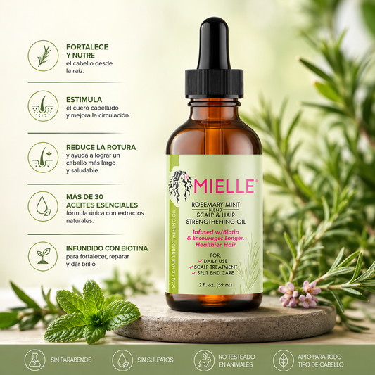 Aceite de Romero Cerelia – Fortalece, Hidrata y Reduce el Frizz